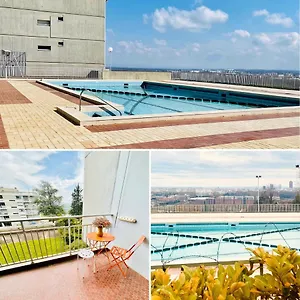 Appartement Studio Avec Piscine Et Tennis Avec Vue Sur Lyon, Caluire-et-Cuire